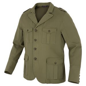 RNT23 Ron Tomson Men's Military Safari Jacket Army Green Size 46